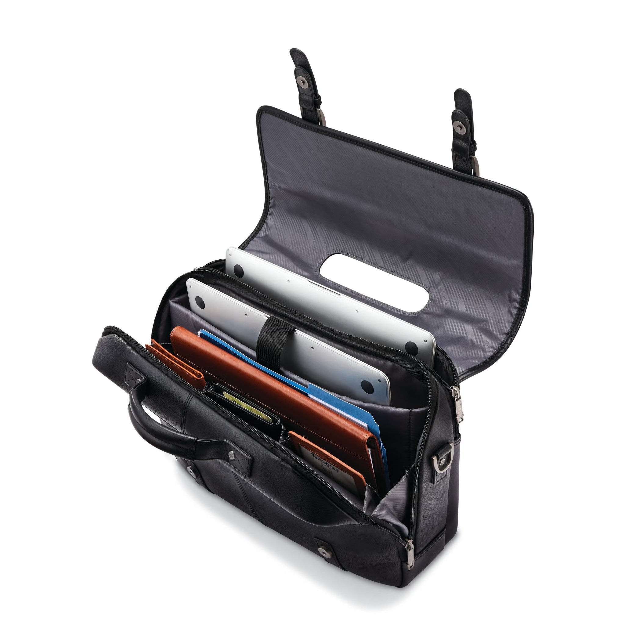 Samsonite Classic Leather Flapover 15.6"