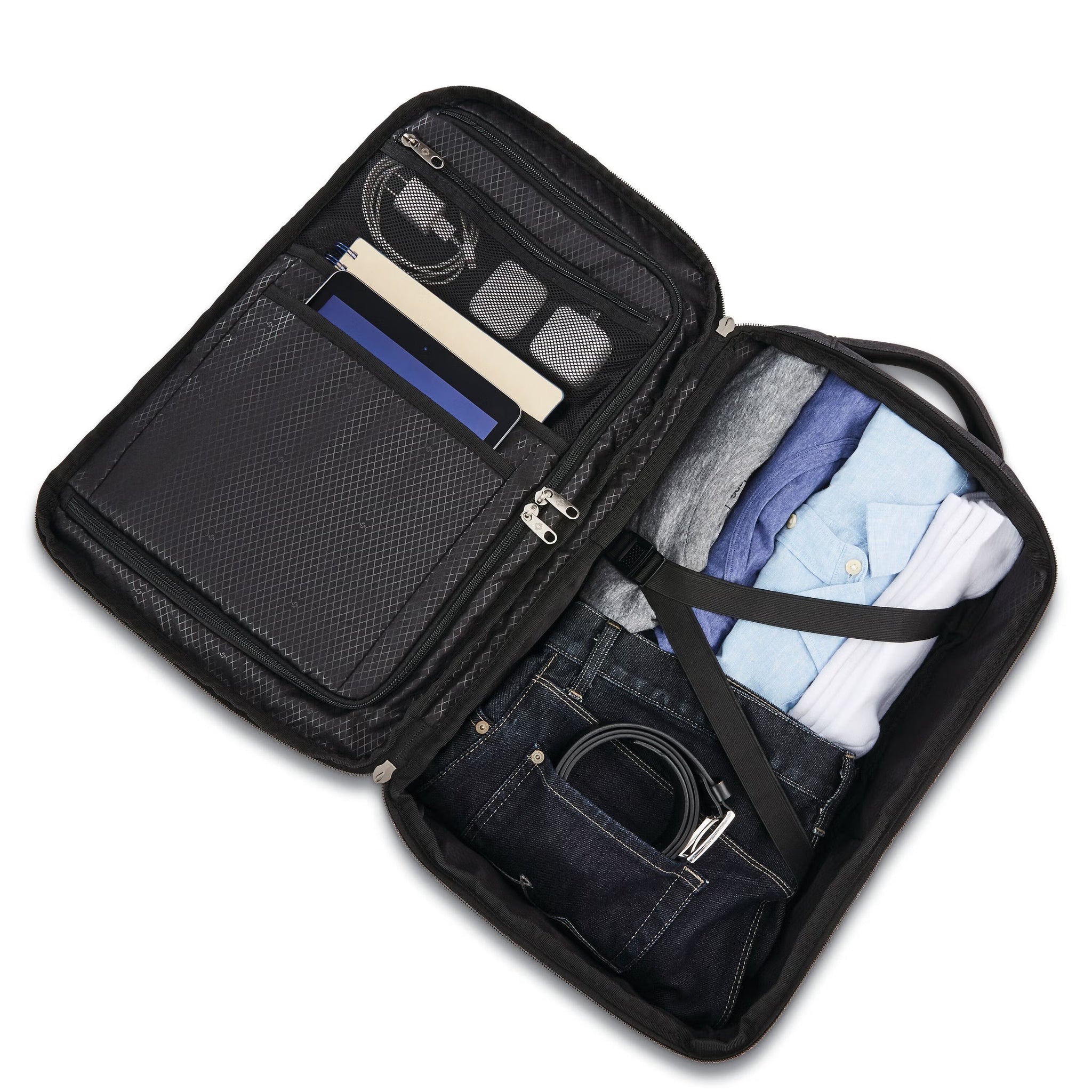 Samsonite Modern Utility Travel Backpack Expandable 17" - Charcoal Heather