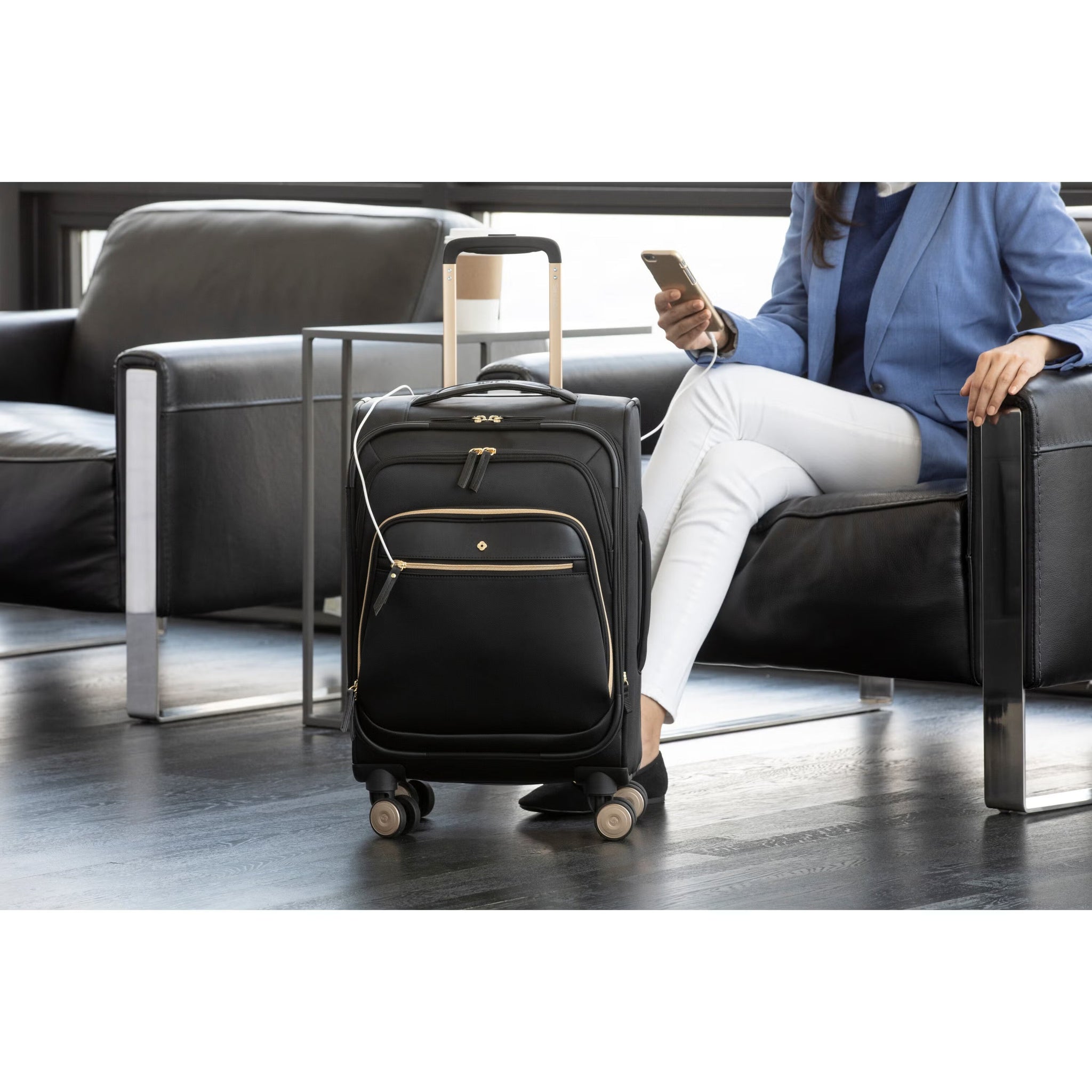 Samsonite Mobile Solution Spinner Carry-On Extensible - Noir
