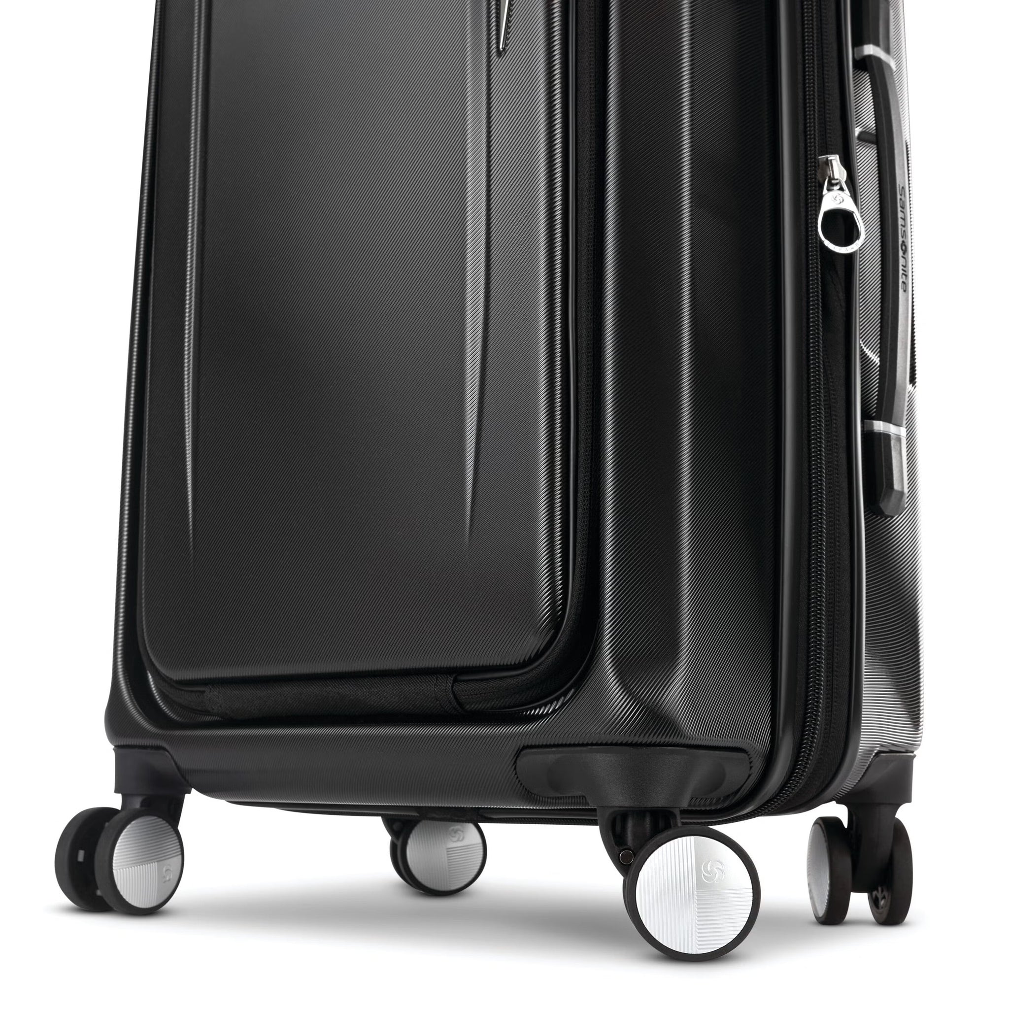 Samsonite Just Right Spinner Frontload Carry-On 15" Valise rigide extensible - Graphite