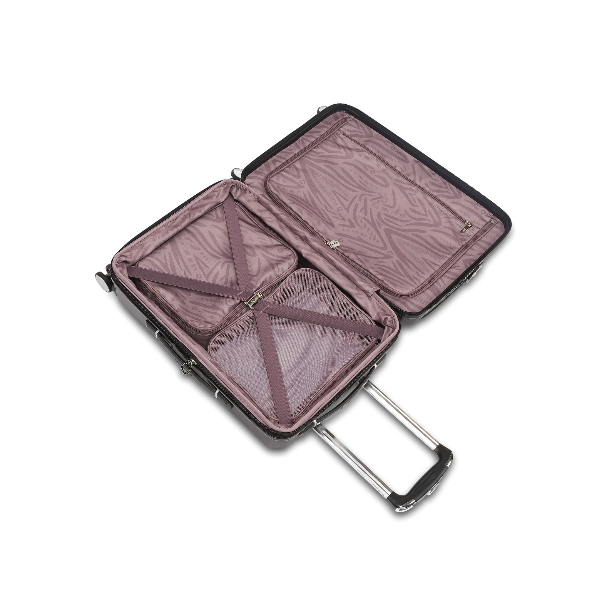 Samsonite Just Right Spinner Frontload Carry-On 15" Valise rigide extensible - Graphite