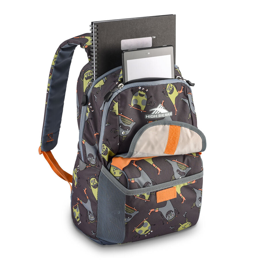 Sac à dos High Sierra Ollie Lunchkit - Monster On Wheels Gris