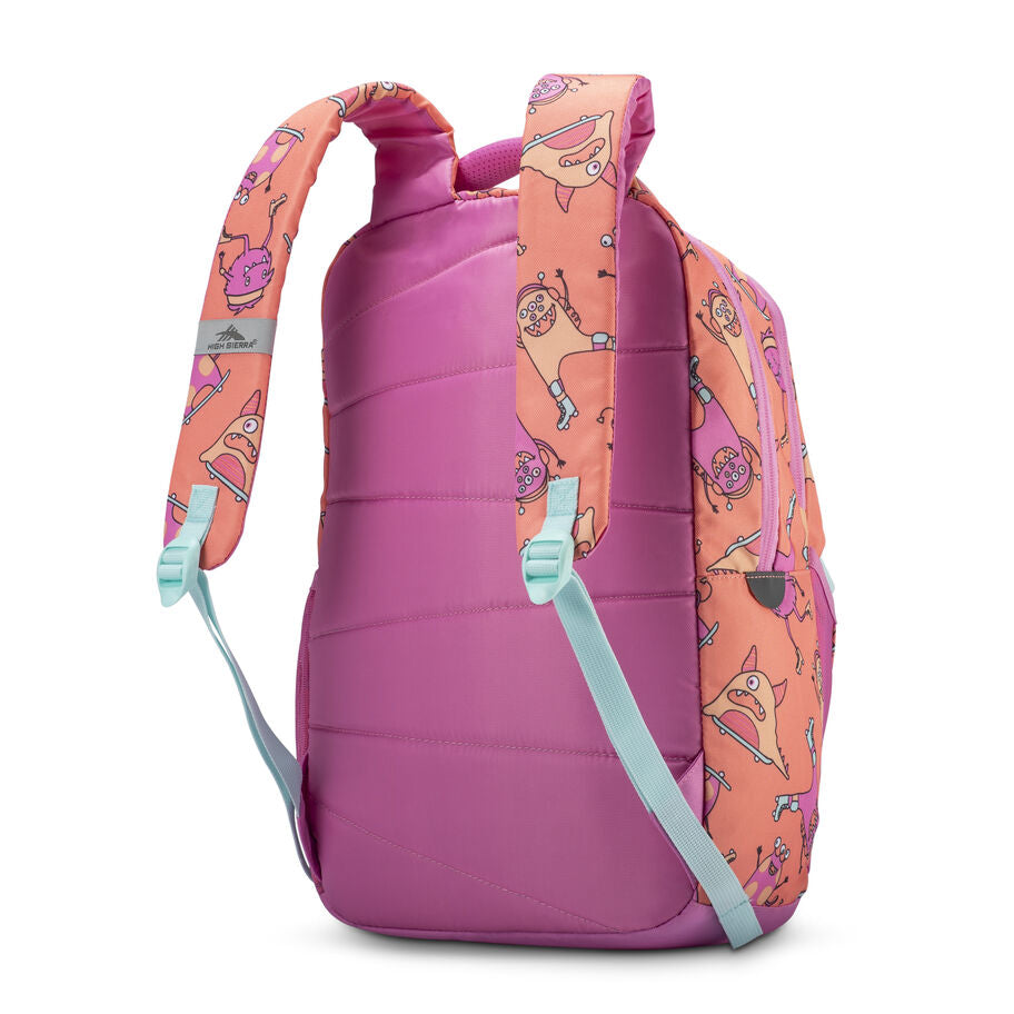 Sac à dos High Sierra Ollie Lunchkit - Monster On Wheels Corail