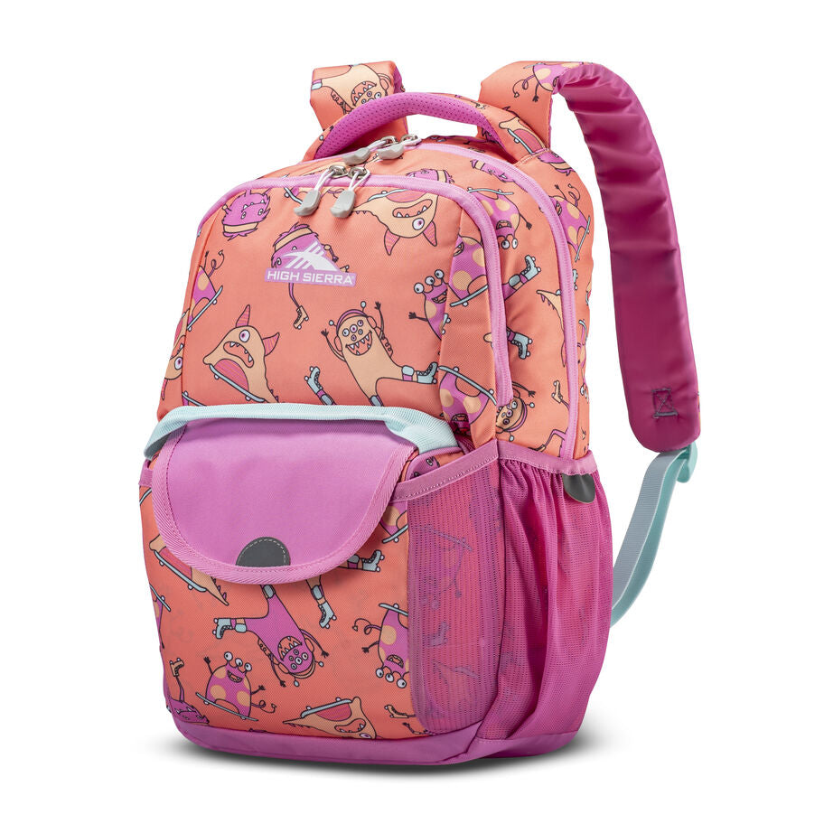 Sac à dos High Sierra Ollie Lunchkit - Monster On Wheels Corail