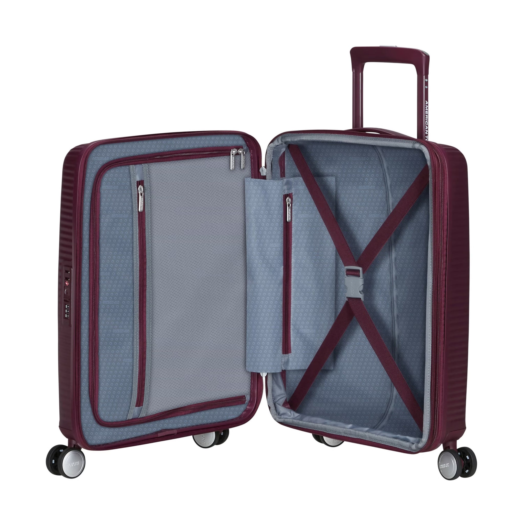 American Tourister Curio Spinner Valise Cabine Expansible Rigide