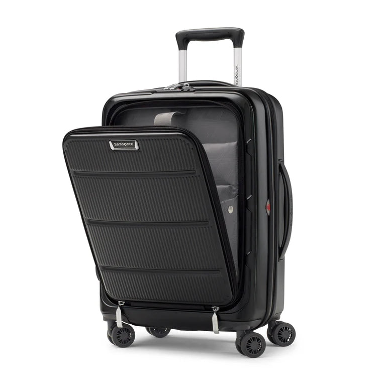 Samsonite Streamlite Pro Spinner Frontload Carry-On Hardside Luggage - Black