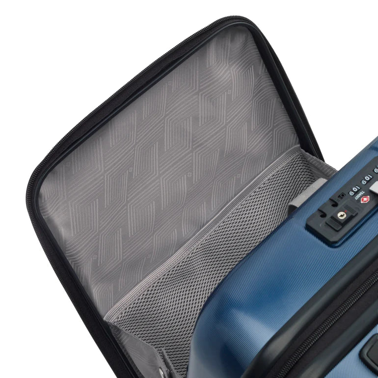 Valise rigide à chargement frontal Streamlite Pro Spinner de Samsonite - Bleu acier