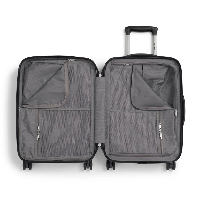 Valise rigide à chargement frontal Streamlite Pro Spinner de Samsonite - Bleu acier