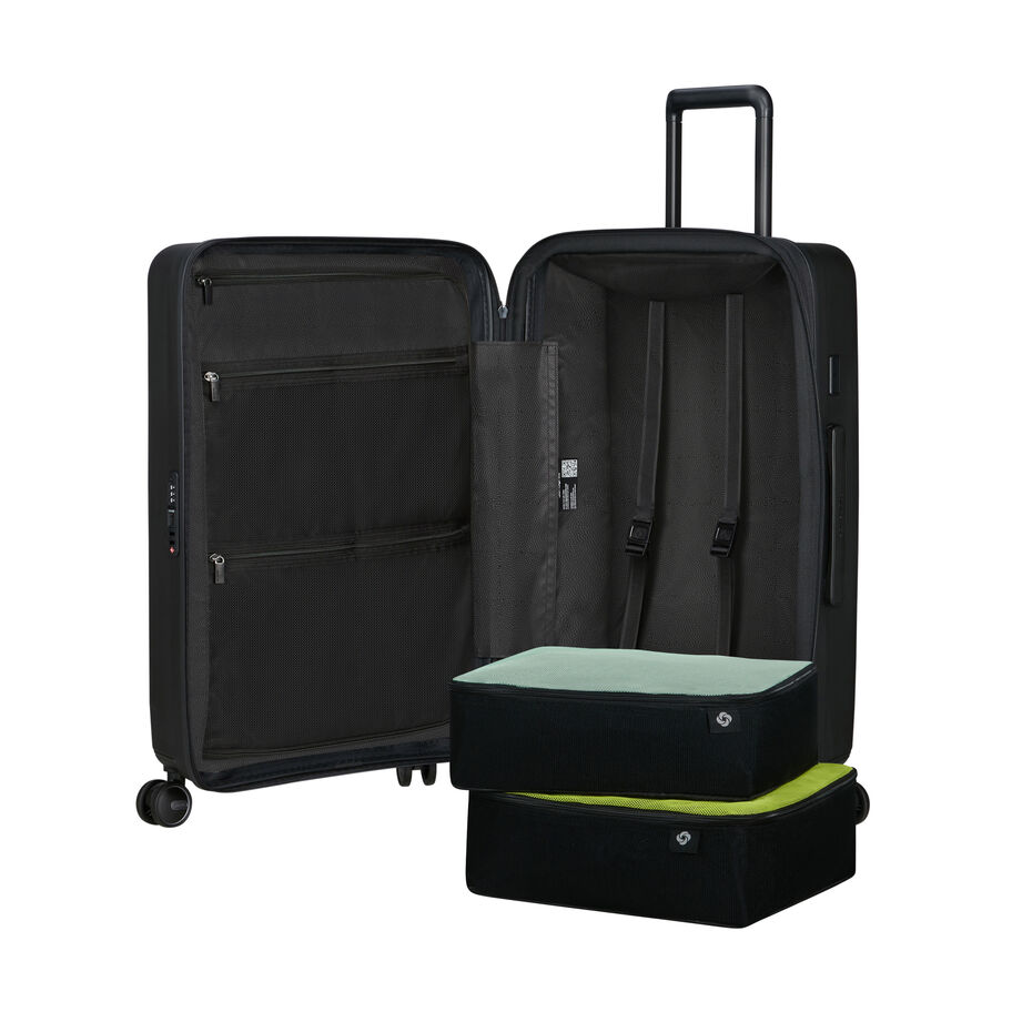 Valise rigide moyenne RestackD de Samsonite - Noir