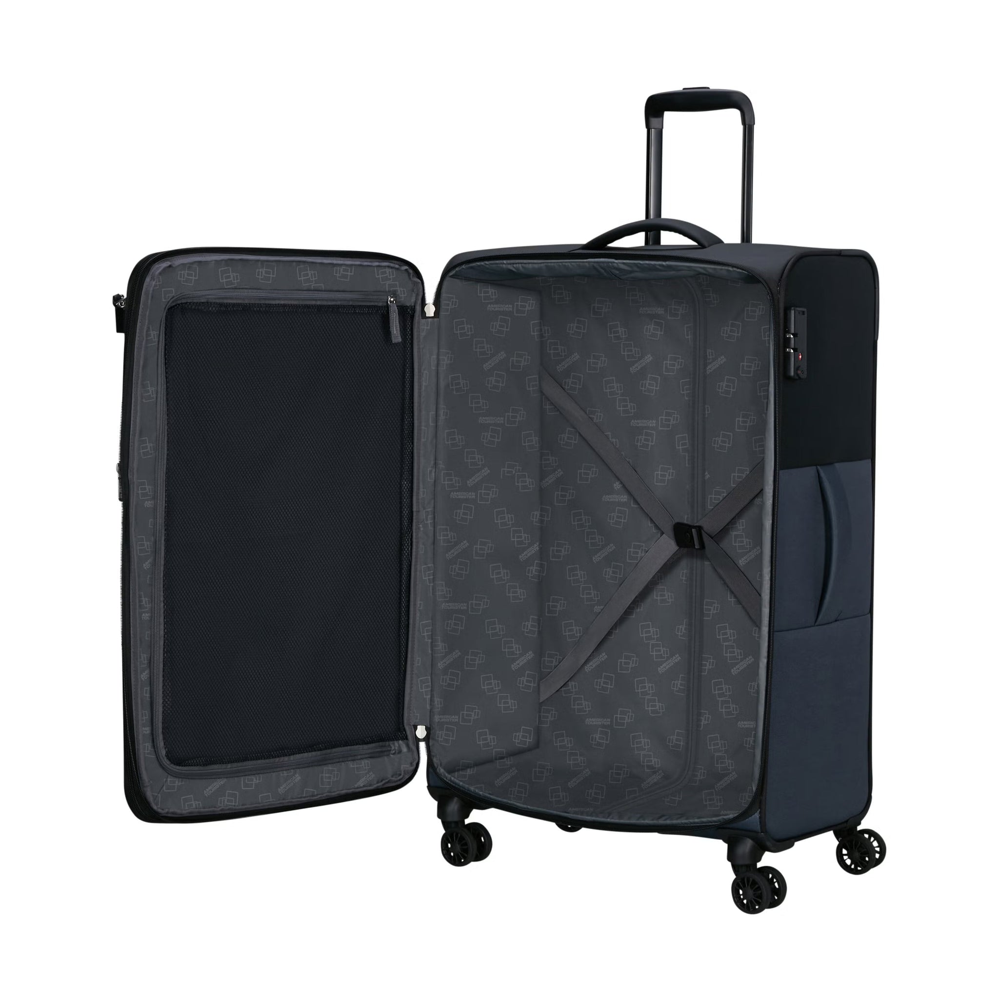 American Tourister Daring Dash Spinner Grand Bagage Souple Extensible