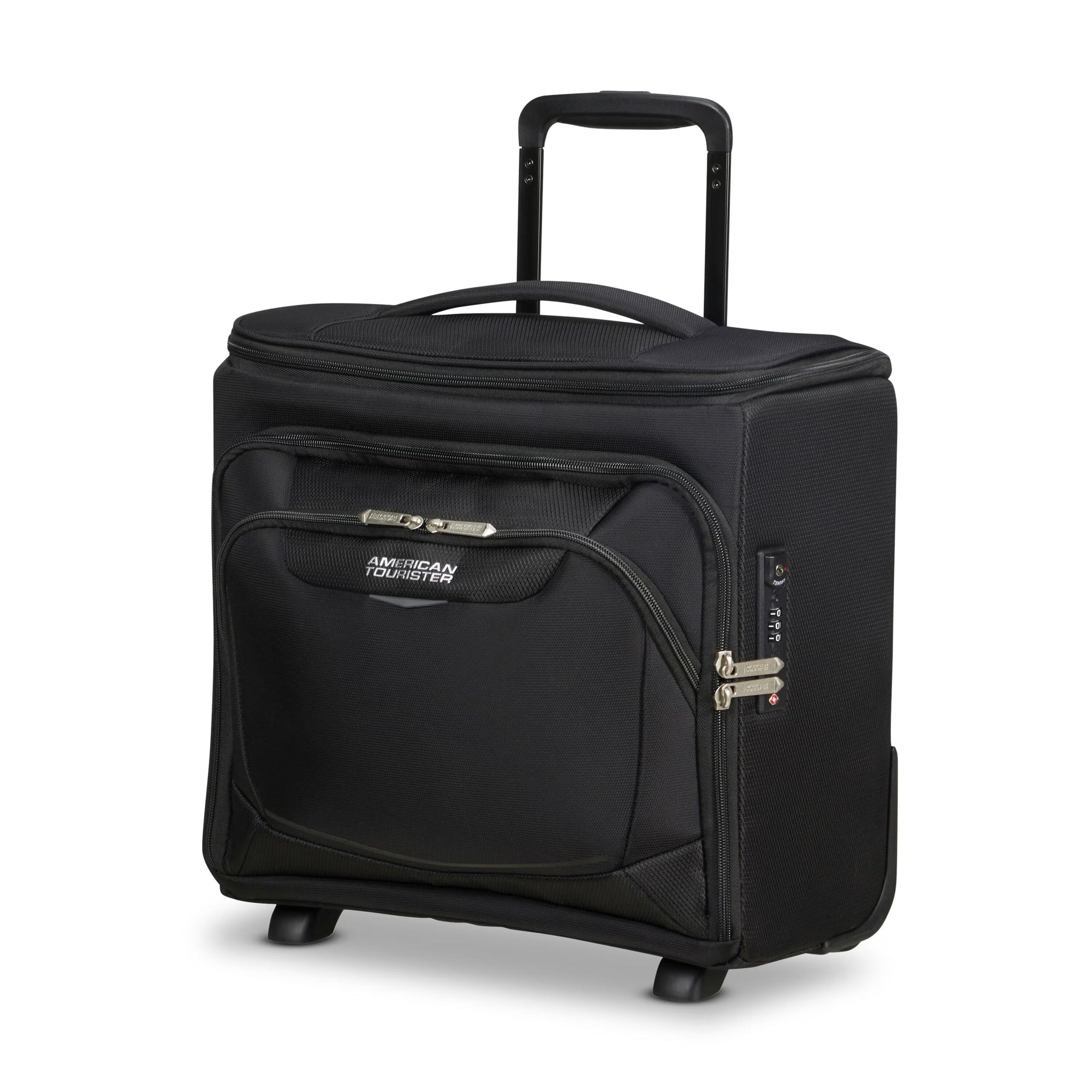American Tourister Summerride Expandable Upright Underseater Softside Luggage - Black