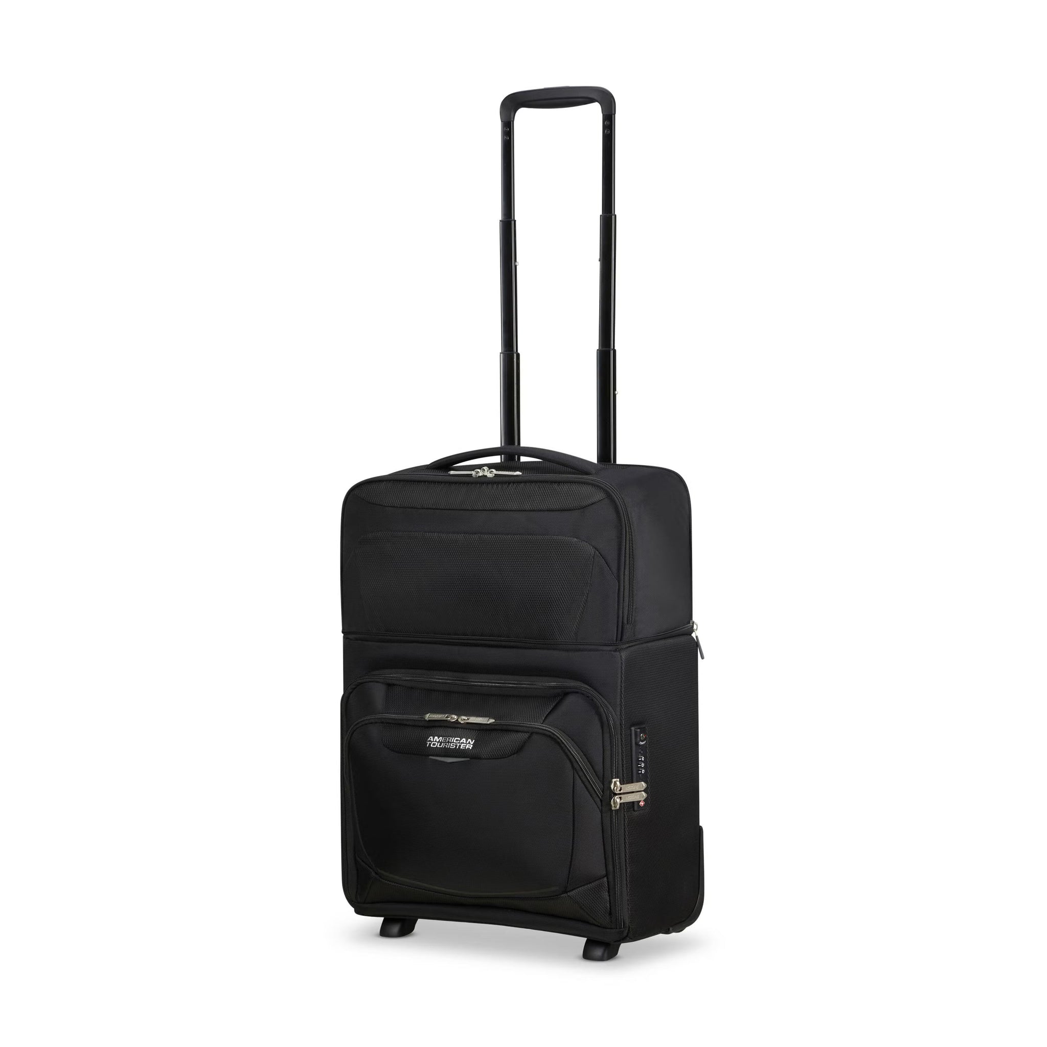 American Tourister Summerride Expandable Upright Underseater Softside Luggage - Black