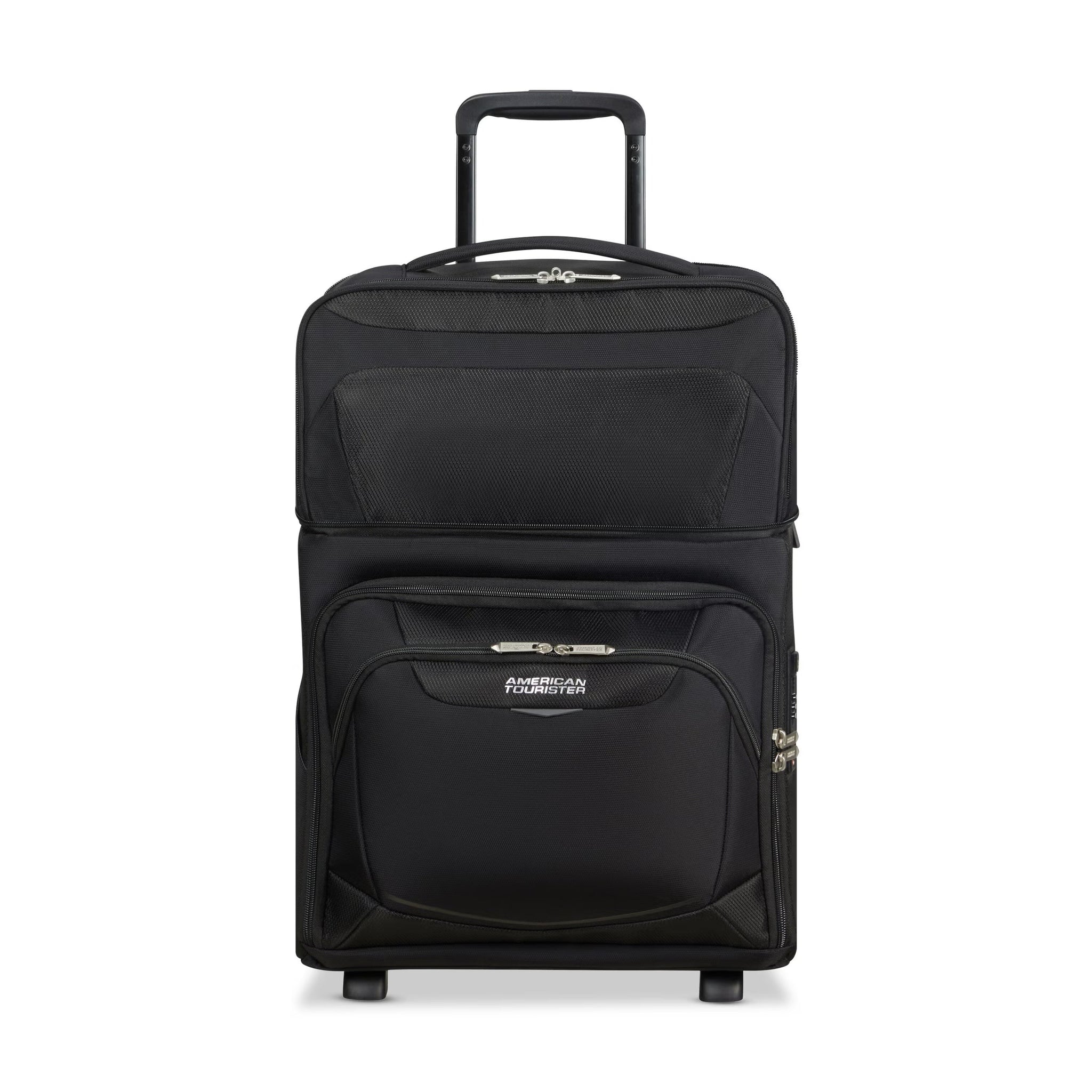 American Tourister Summerride Expandable Upright Underseater Softside Luggage - Black