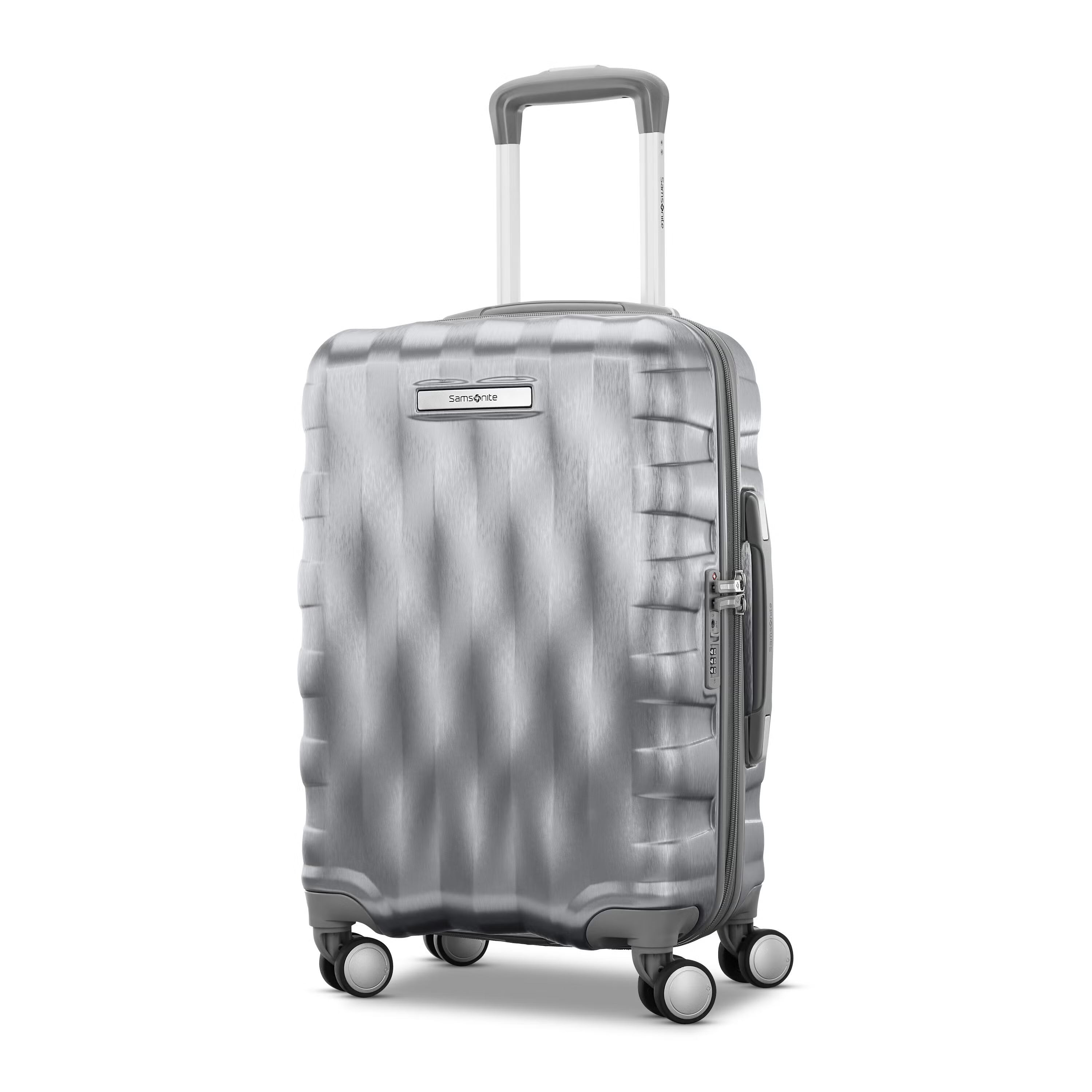 クルクルミラクルSamsonite Zipplus Spinner Samsonite Zipplus Carry On Luggage Silver Oxide | Costco