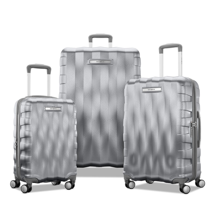 Samsonite Ziplite 6 3-Piece Hardside Luggage Set - Silver