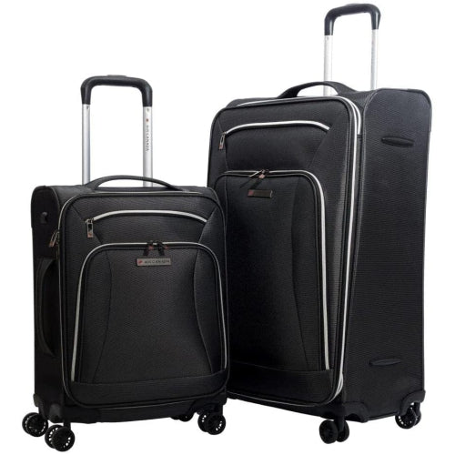 Air Canada Envoy Collection 2-Piece Softside Spinner Luggage Set - Charcoal