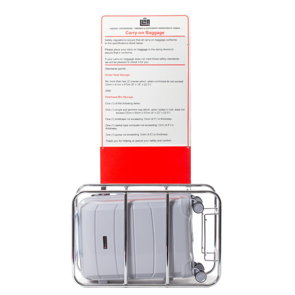 Air Canada Optimum 20" Hardside Carry-on Luggage - Spinner - Light Grey