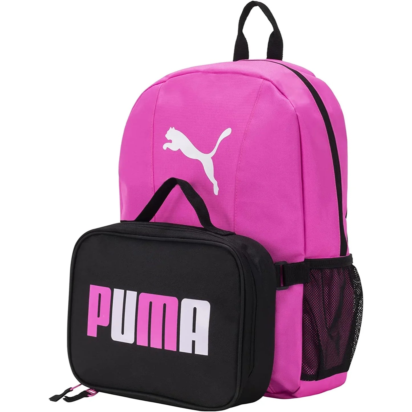 PUMA Evercat Duo Combo Backpack with Lunch box - Medium Pink