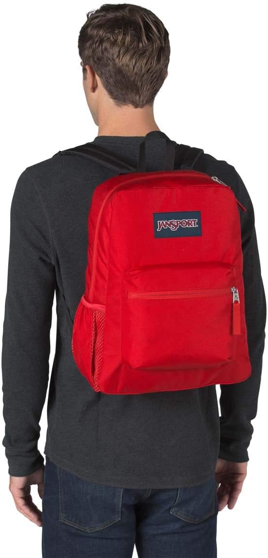 JanSport Cross Town Plus Sac à dos pour ordinateur portable – Red Tape