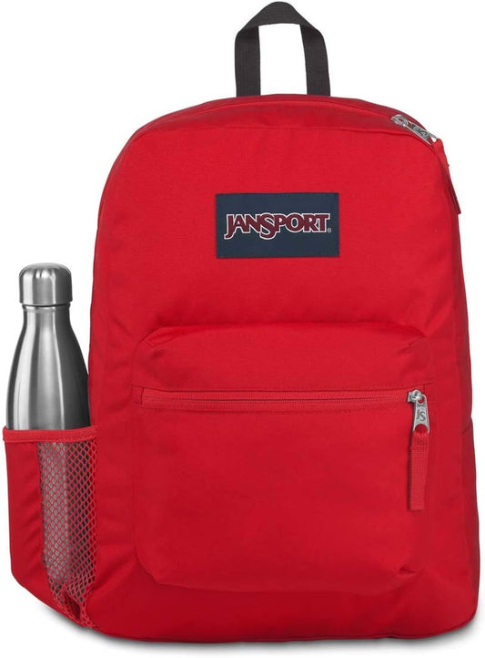 JanSport Cross Town Plus Laptop Backpack - Red Tape