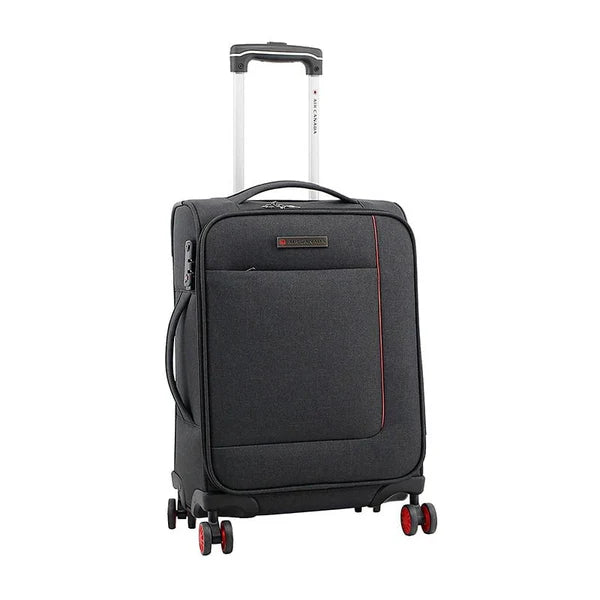 Air Canada Omni Collection Softside Carry On Spinner Luggage - Charcoal