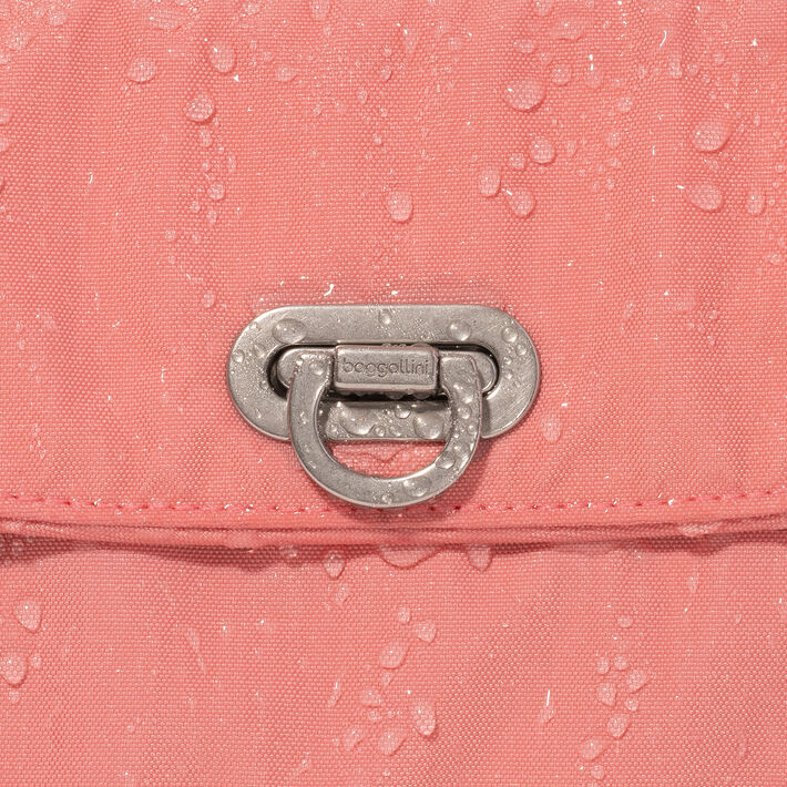 Baggallini Coastal Flip Lock Crossbody - Terracotta