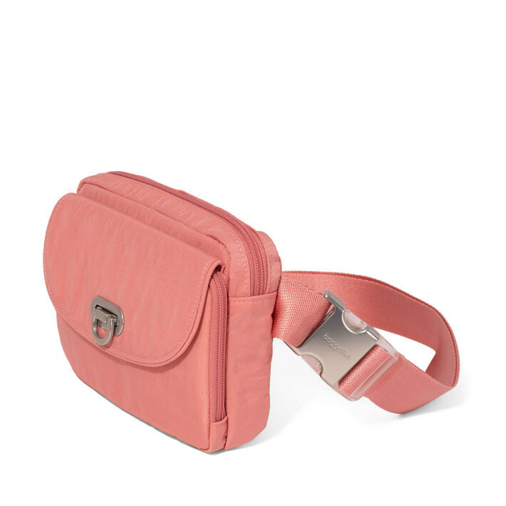 Baggallini Coastal Flip Lock Sling - Terracotta