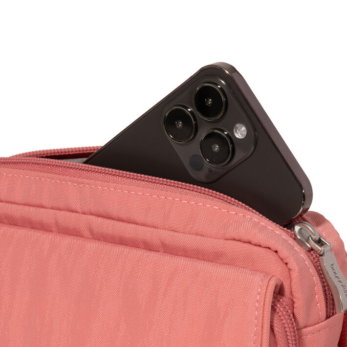 Baggallini Coastal Flip Lock Sling - Terracotta