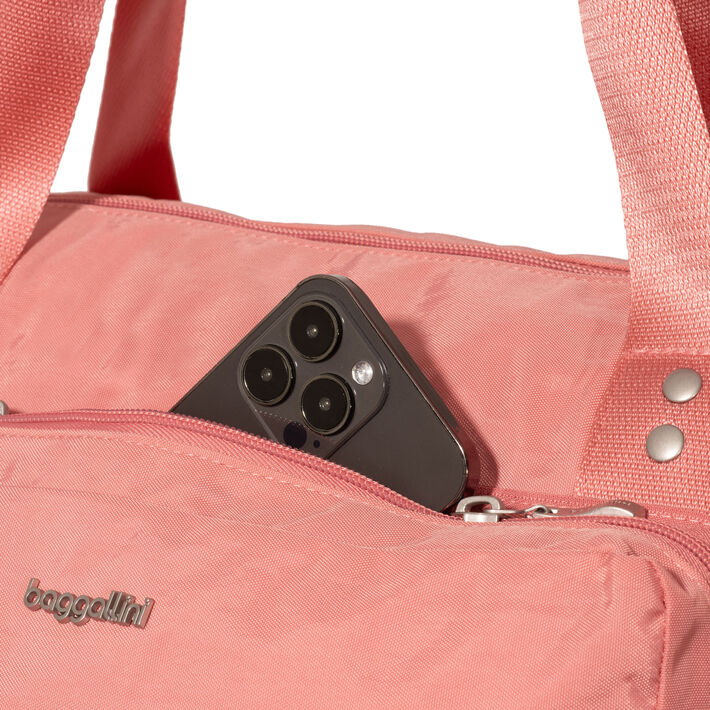 Baggallini Sac fourre-tout extensible et pliable - Terracotta