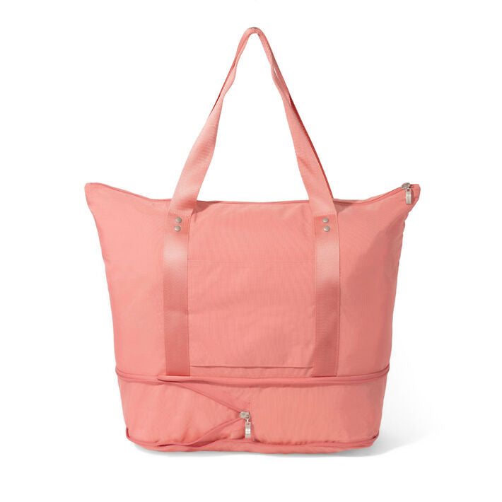 Baggallini Sac fourre-tout extensible et pliable - Terracotta