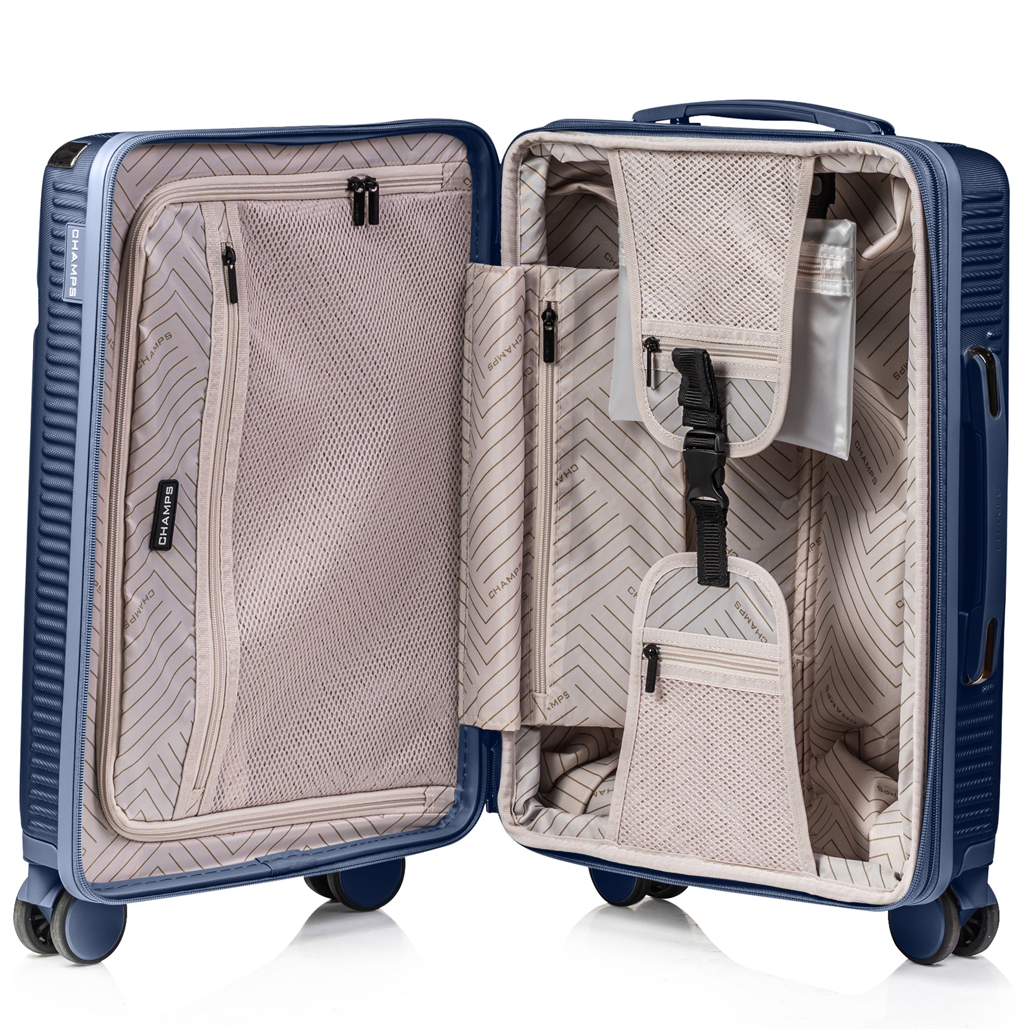 Champs Legacy 3-Piece Hardside Luggage Set