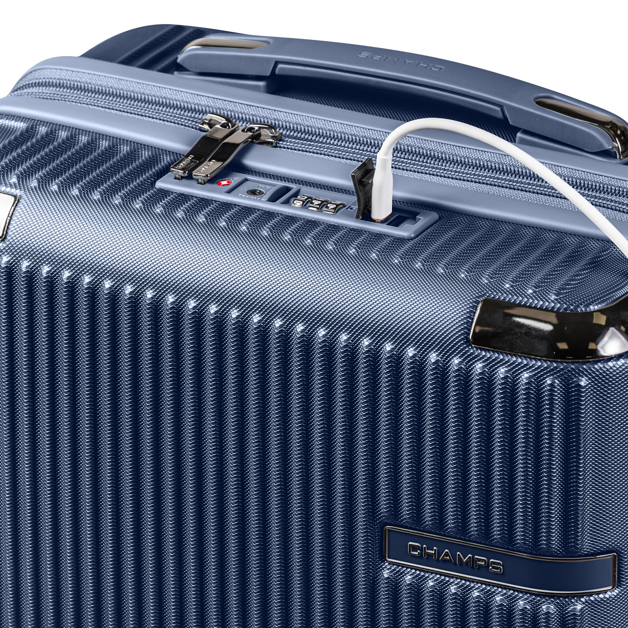 Champs Legacy 3-Piece Hardside Luggage Set