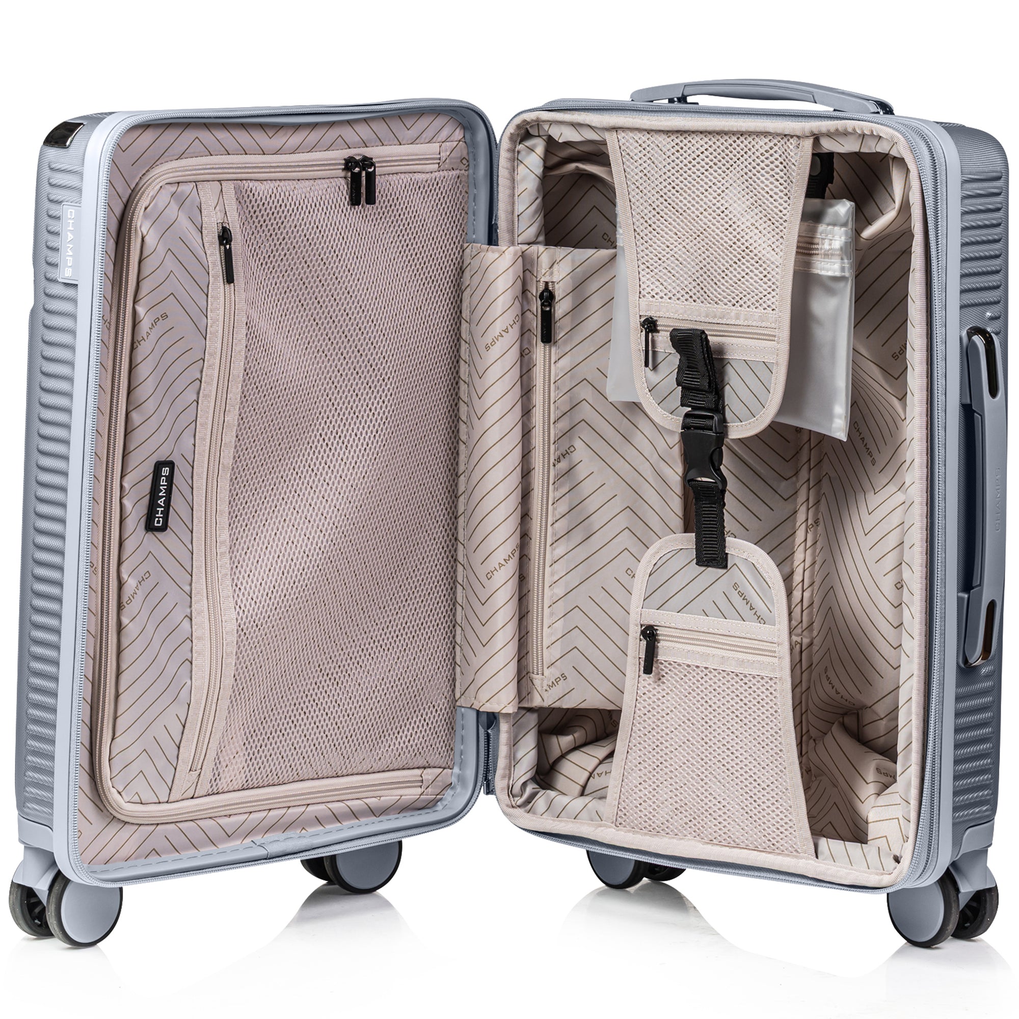 Champs Legacy 3-Piece Hardside Luggage Set