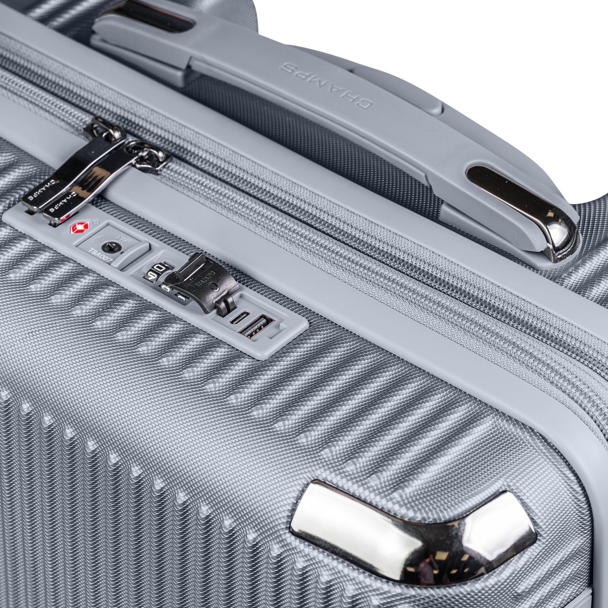 Champs Legacy 3-Piece Hardside Luggage Set