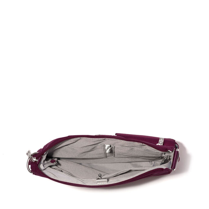 Baggallini Modern Everywhere Slim Crossbody - Mulberry