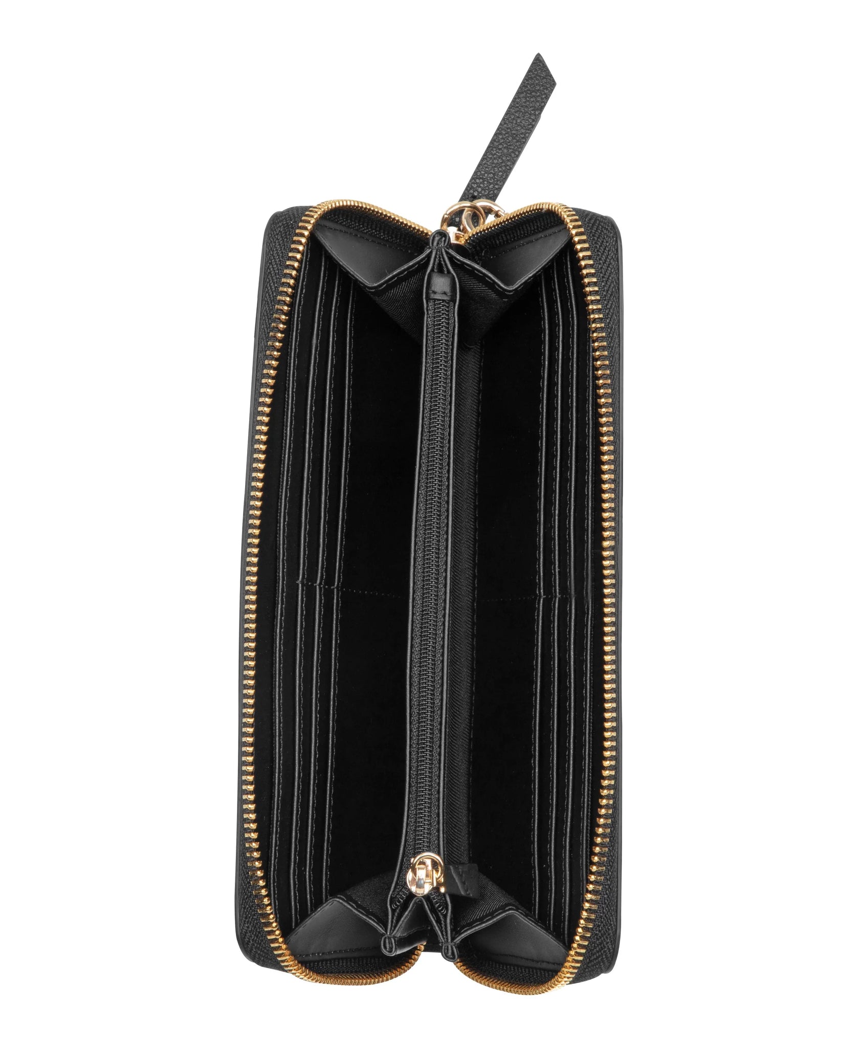 Nine West Mary SLG Zip-Around Wristlet Wallet - Black