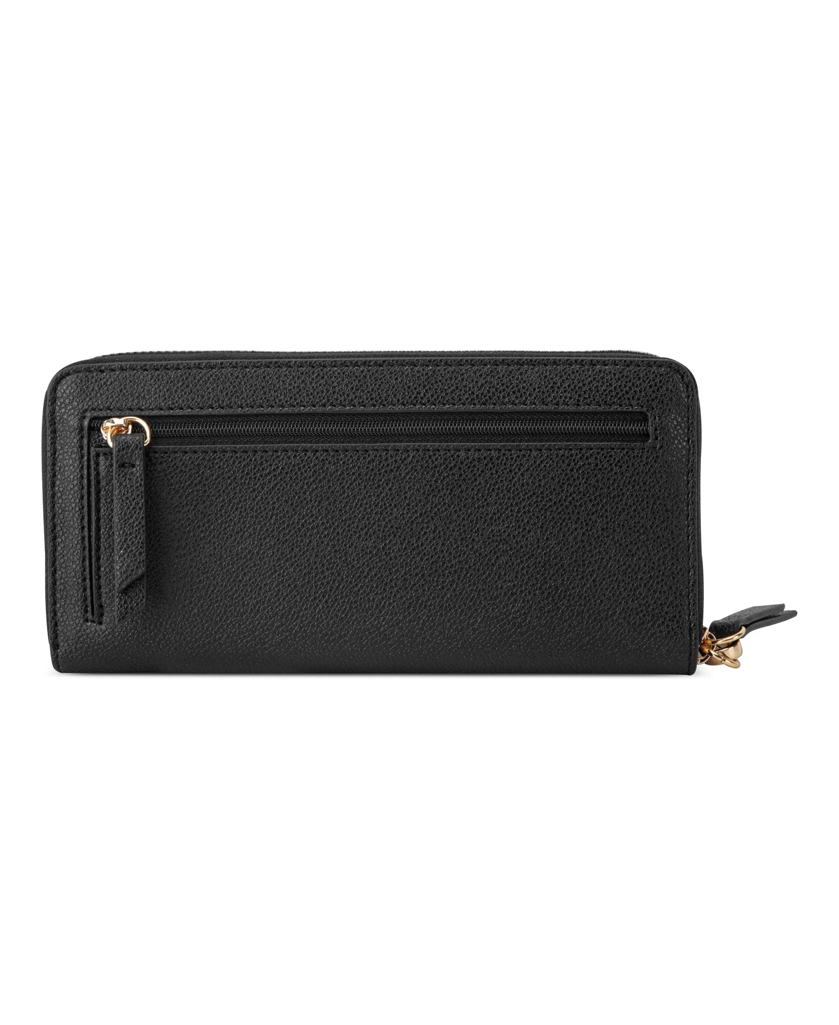 Nine West Mary SLG Zip-Around Wristlet Wallet - Black