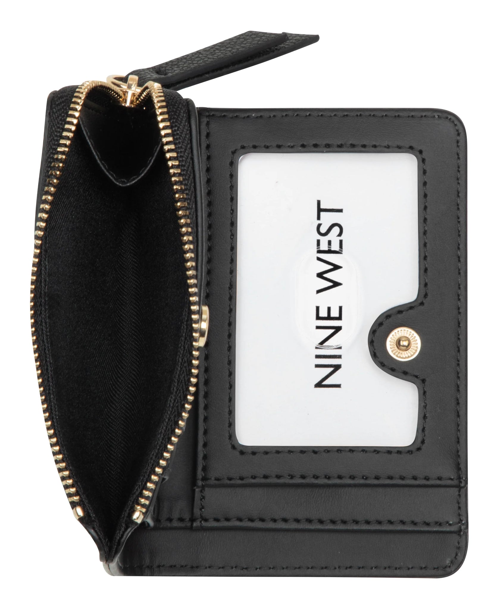 Nine West Mary SLG Zip Around Card Case – Black