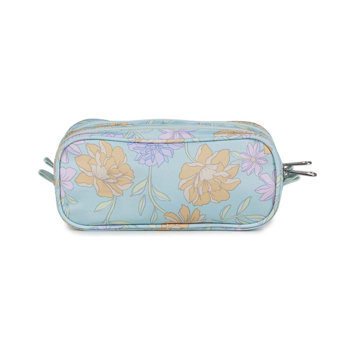 JanSport Large Accessory Pouch - Faded Floral Fresh Mint