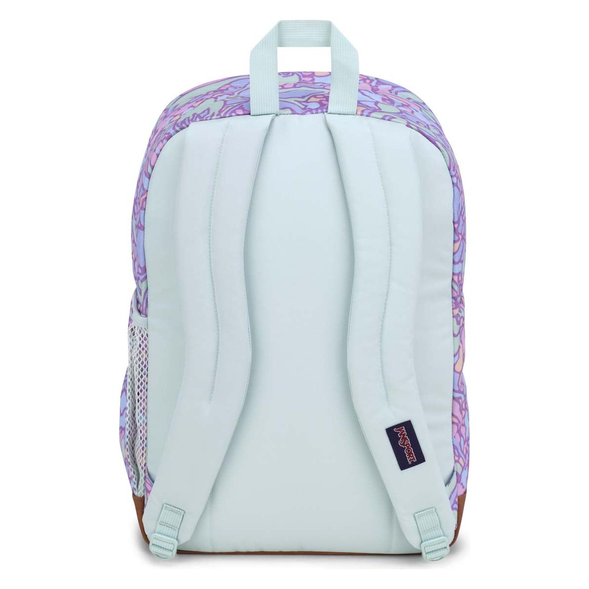 JanSport Cool Student Backpack - Fluid Floral Pastel Lilac