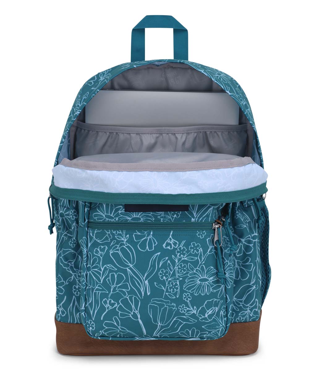 JanSport Cool Student Backpack - Delightful Daisies Green