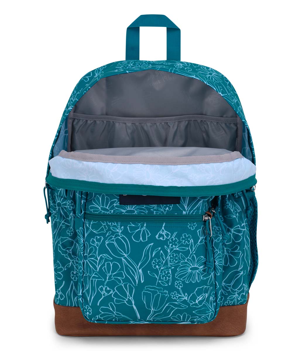 JanSport Cool Student Backpack - Delightful Daisies Green