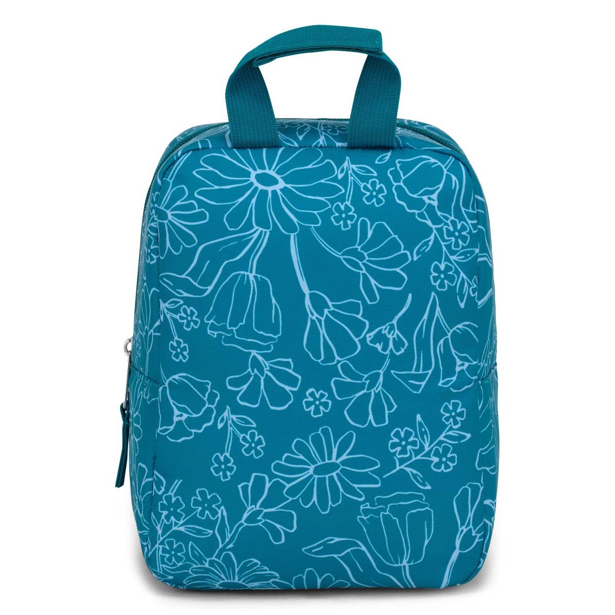 Jansport Big Break Lunch Bag - Delightful Daisies Green