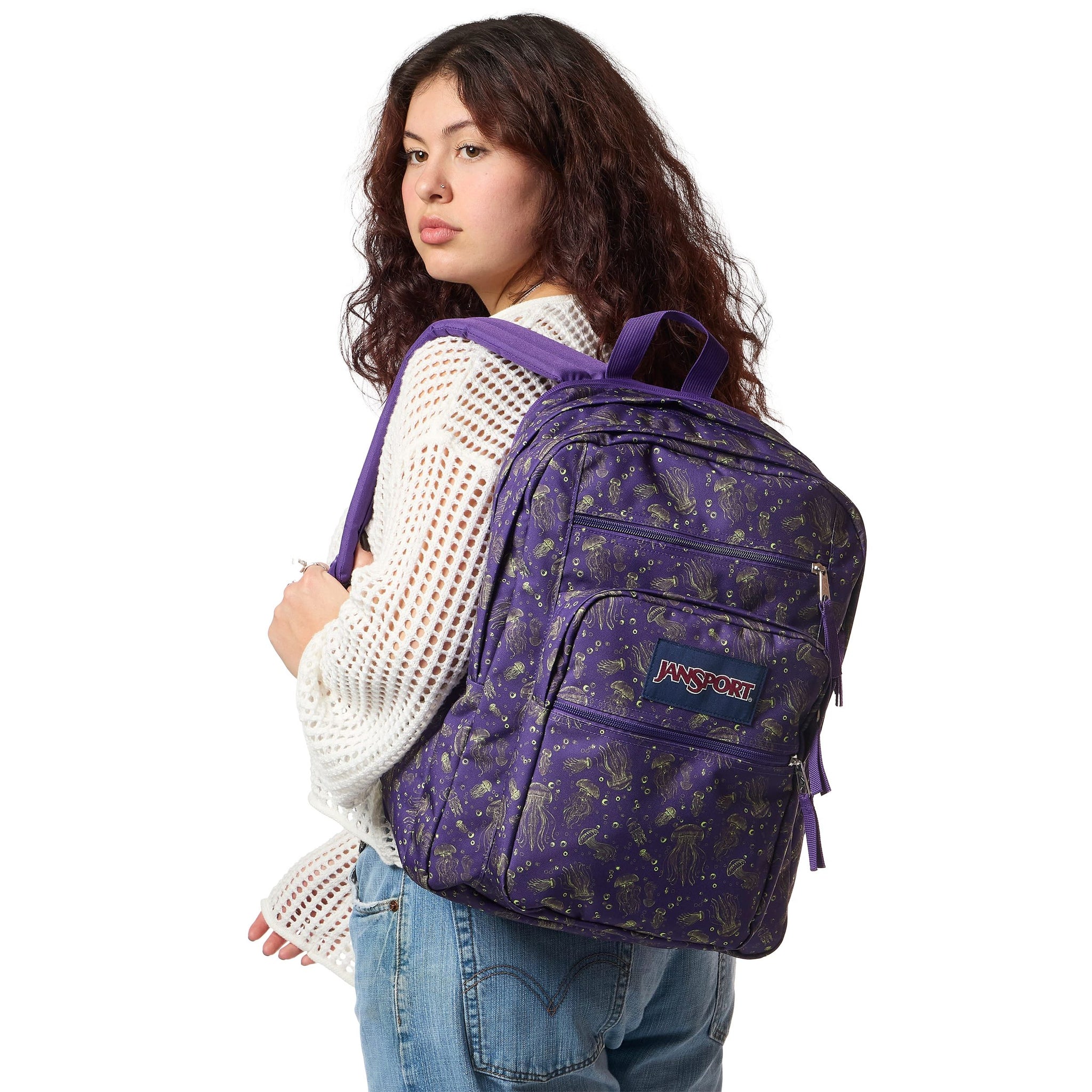 JanSport Big Student Laptop Backpack - Very Jelly Grape