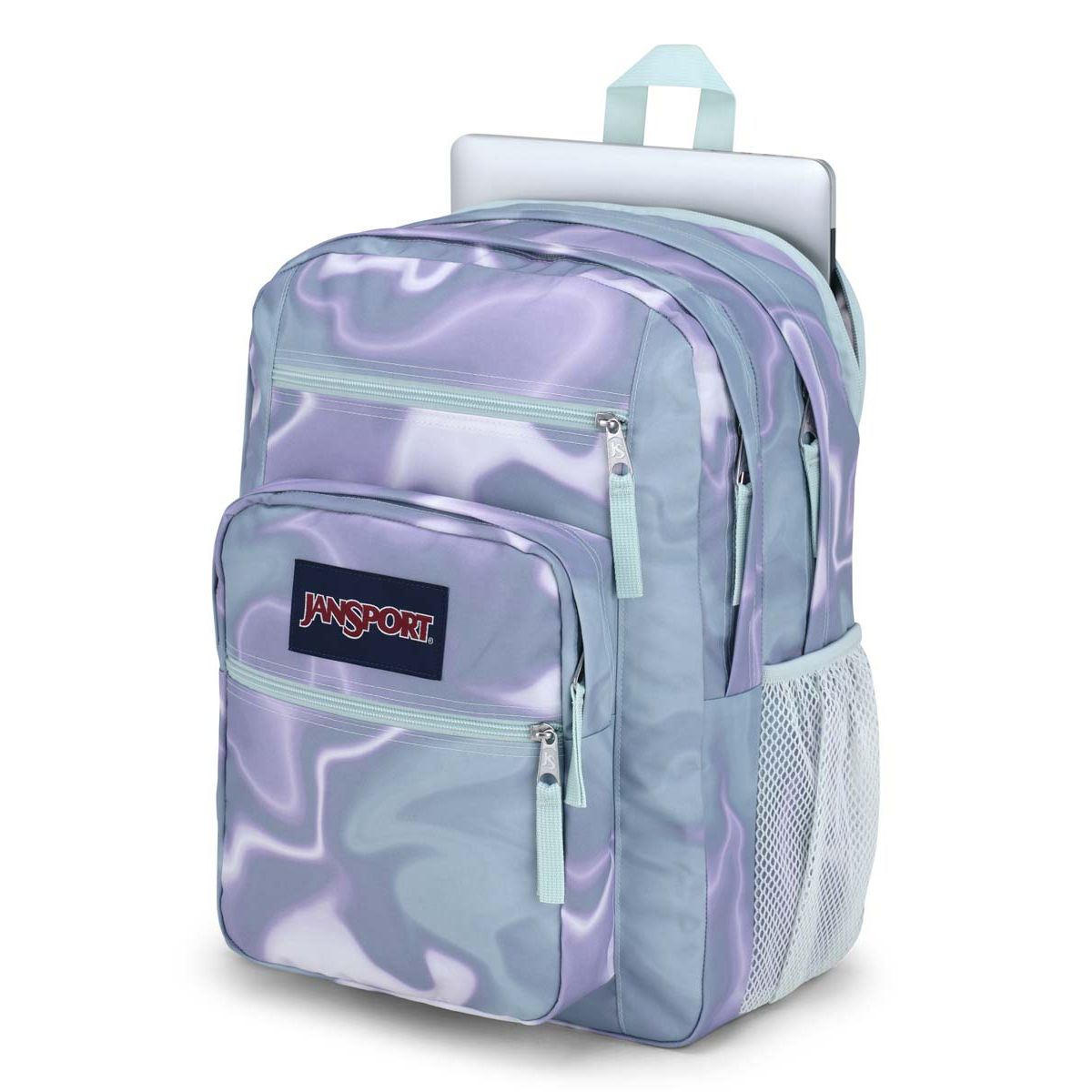 Jansport Big Student Backpack - Platinum Puddles
