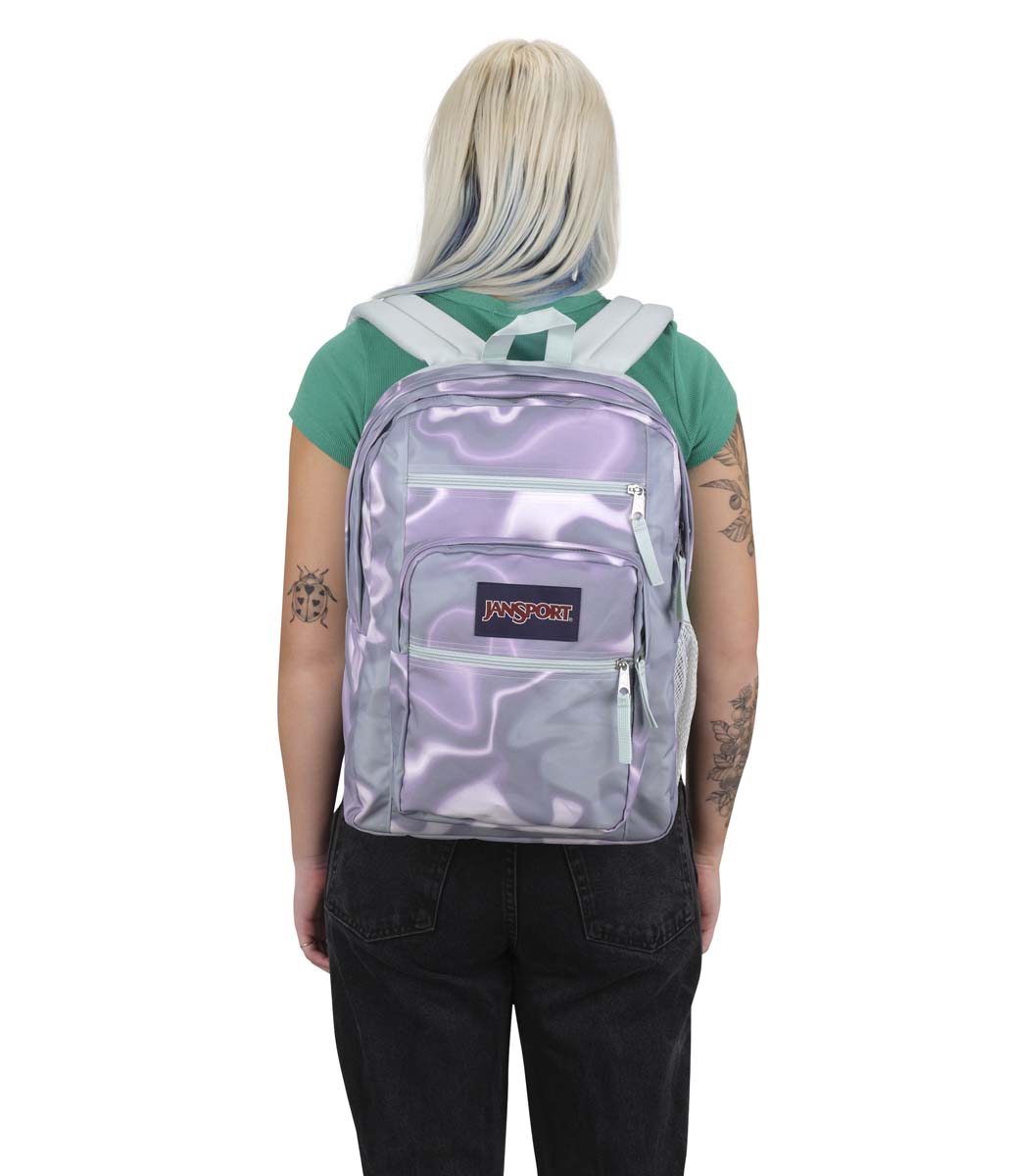 Jansport Big Student Backpack - Platinum Puddles