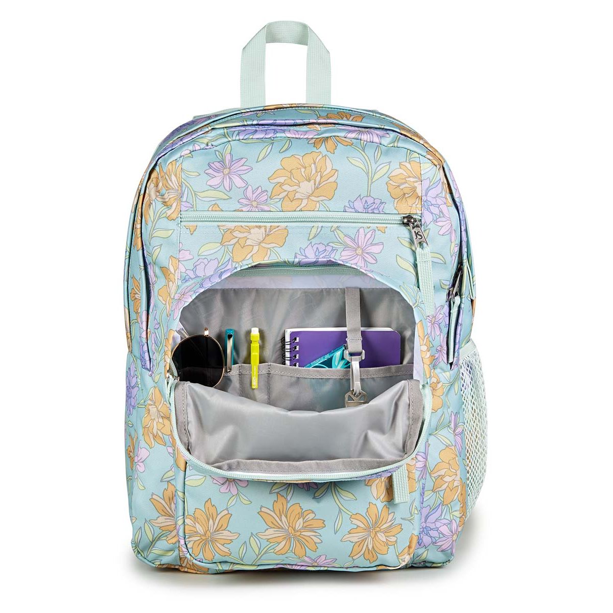 Sac à dos JanSport Big Student - Floral Décoloré