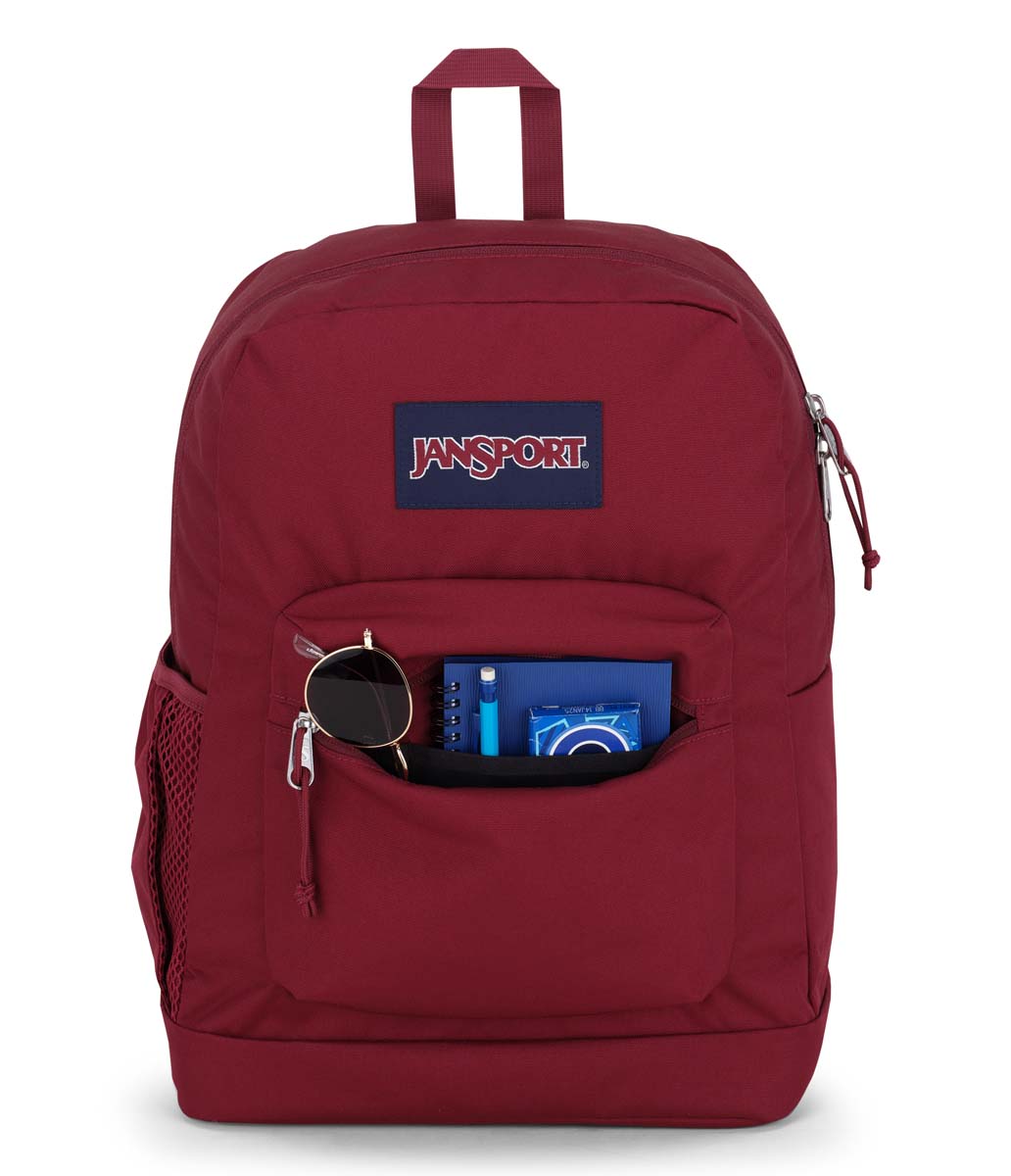 JanSport Cross Town Plus Laptop Backpack - Russet Red