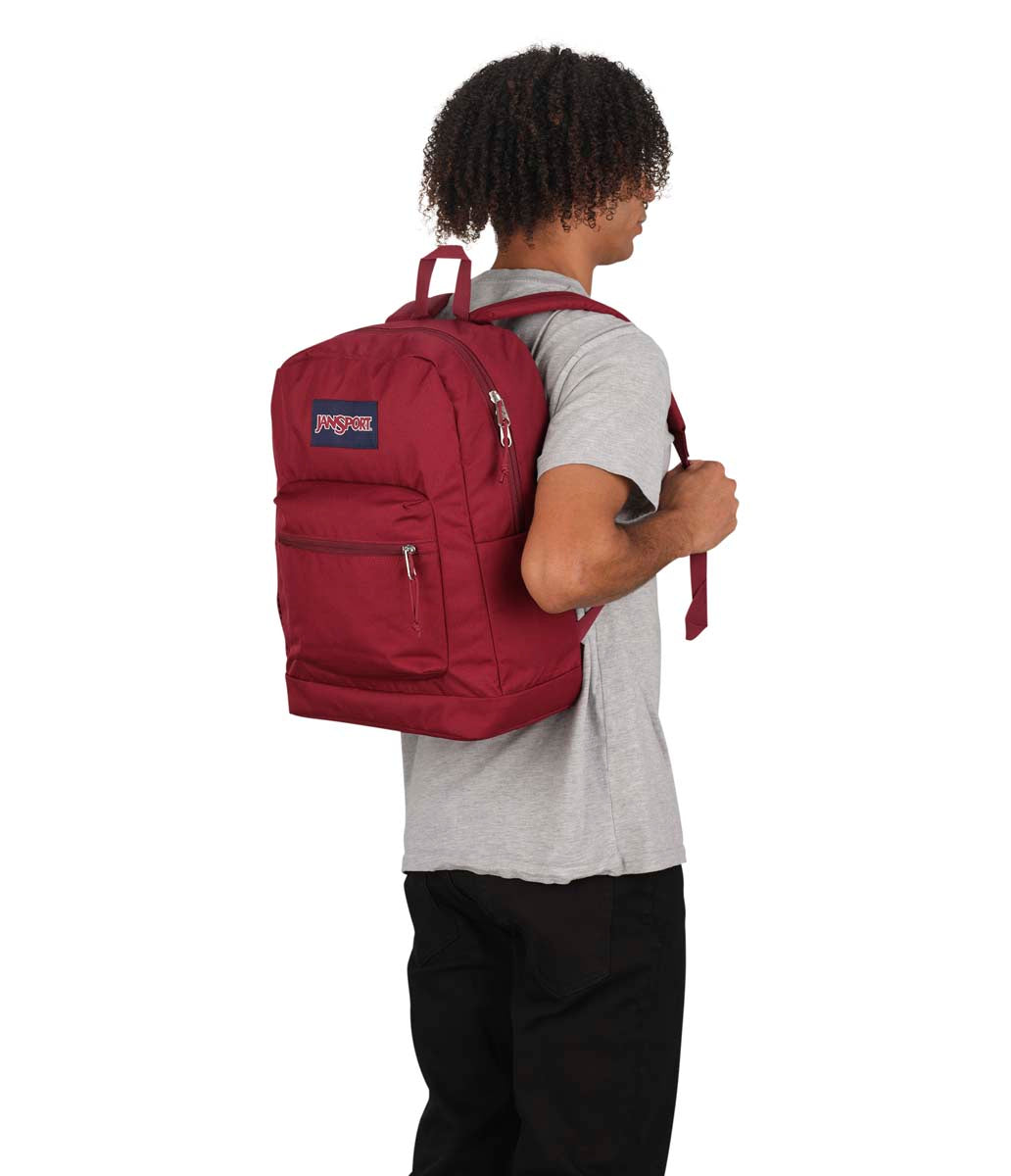JanSport Cross Town Plus Laptop Backpack - Russet Red