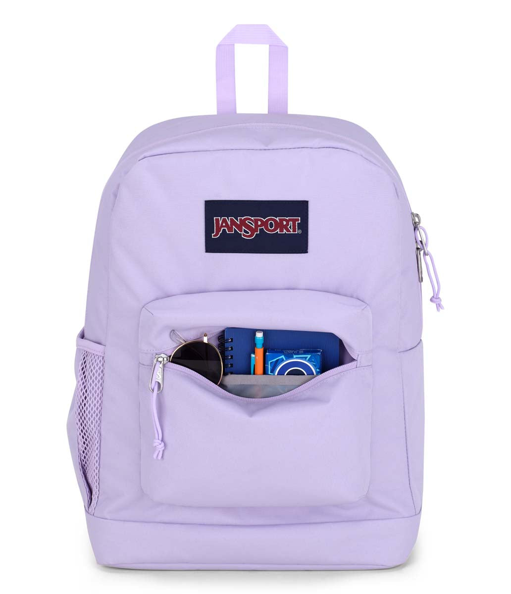 Sac à dos pour ordinateur portable JanSport Cross Town Plus - Lilas pastel